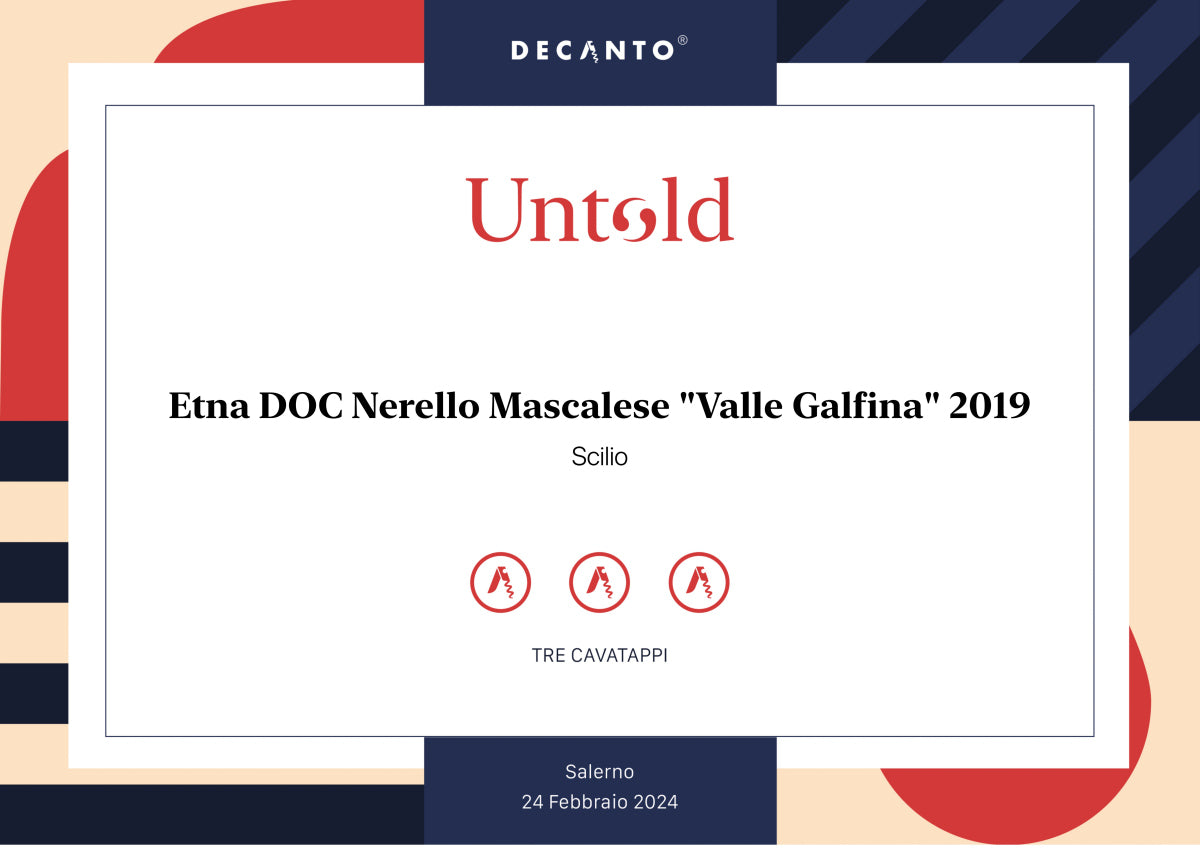 Decanto - UNTOLD 2024 - Valle Galfina Etna Rosso DOC 2019