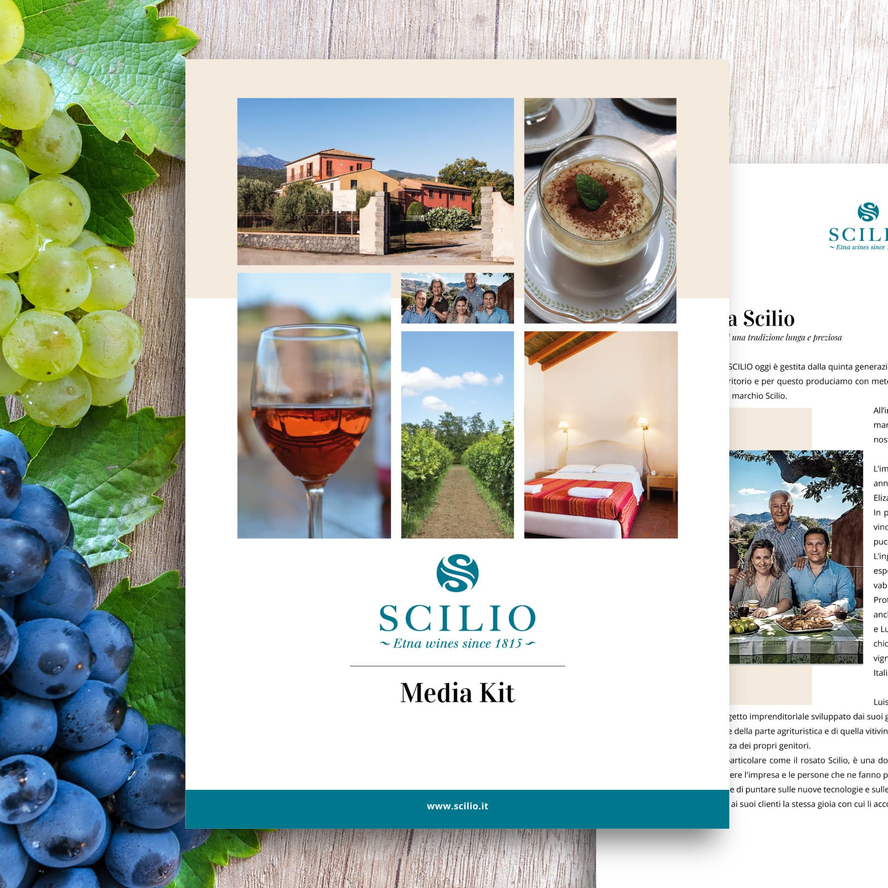 Alcune pagine del media kit