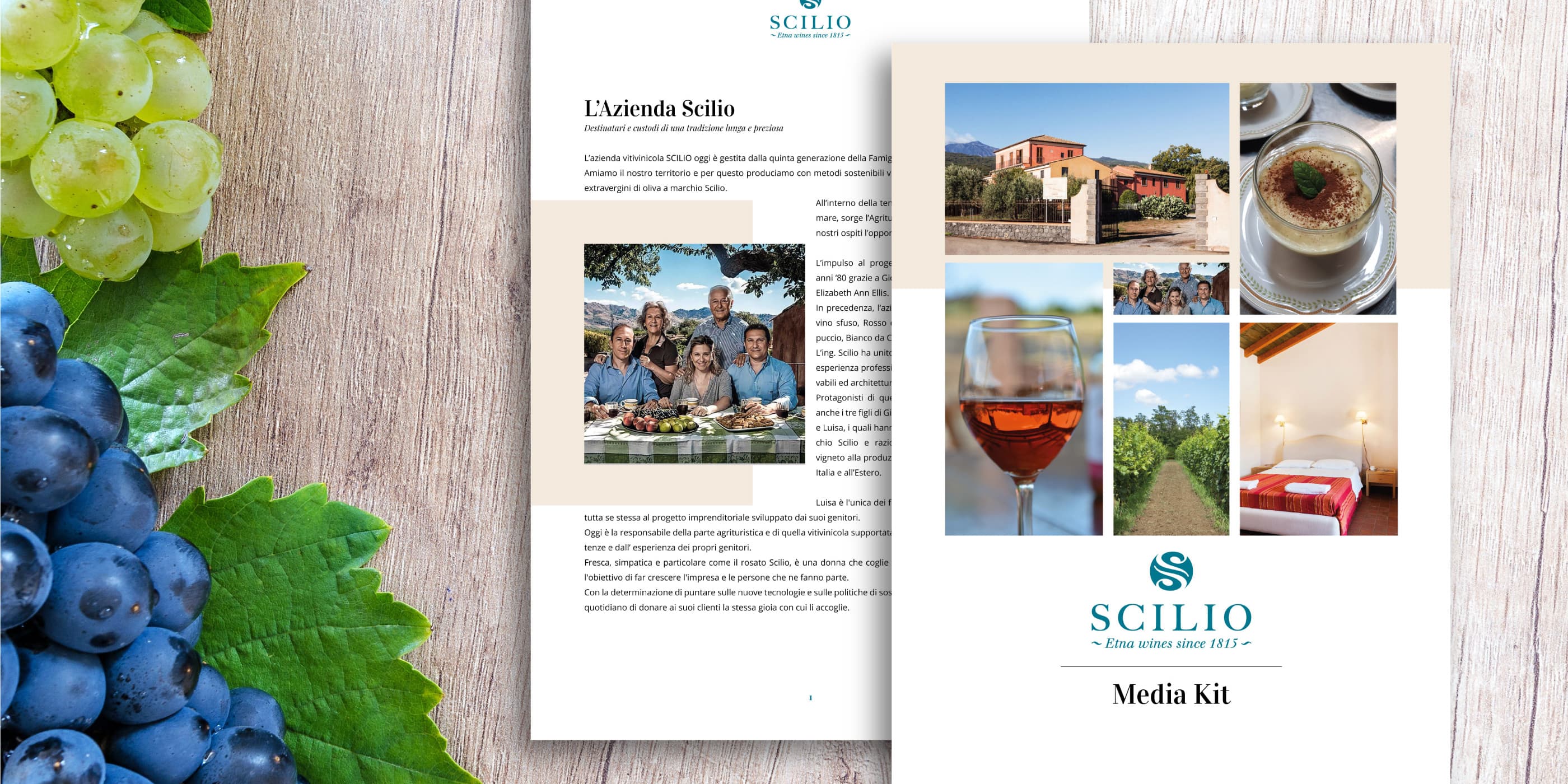 Alcune pagine del media kit